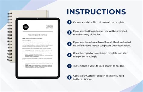 Negative Feedback Response Template in Word, PDF, Google Docs - Download | Template.net