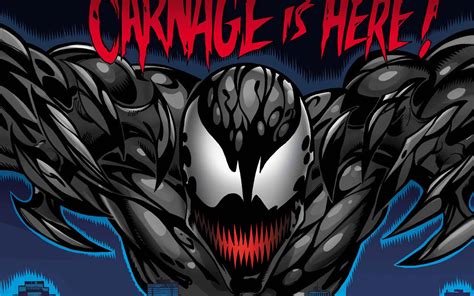 Carnage Unleashed: Epic HD Wallpaper from Marvel Comics