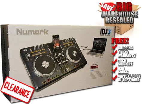 Numark iDJ3 Warehouse Resealed