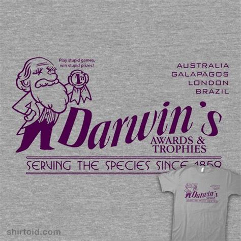 Darwin’s Awards and Trophies in 2020 | Darwin awards, Darwin, Awards