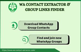 WA Contacts Extractor - Chrome Web Store