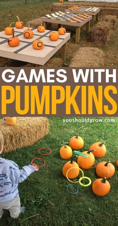 Fun Pumpkin Games To Play With Kids | Fall festival activities, Fall ...