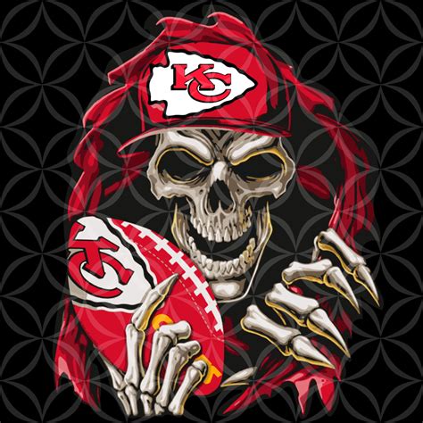 Kansas City Chiefs Skull Pirate Svg Sport Svg Kansas City | Etsy