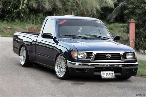 JDM Truck - Toyota Tacoma Slammed on BBS RS | Toyota trucks, Toyota tacoma, Lowrider trucks