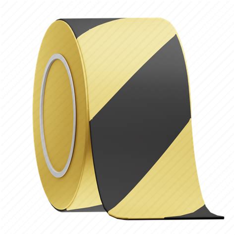 Barricade, tape, tools, construction 3D illustration - Download on ...