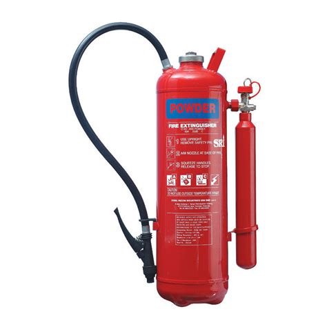 Powder Type Fire Extinguisher With External Gas Cartridge - Steel Recon Industries