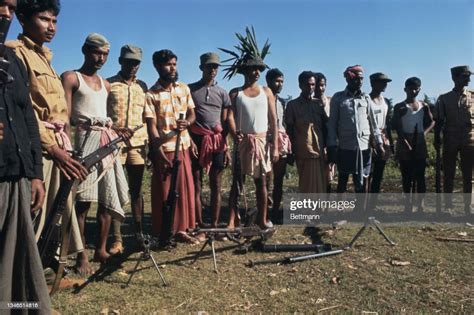 Members of the Mukti Bahini undergo training ahead of the Bangladesh... News Photo - Getty Images