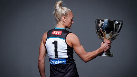 AFLW star Erin Phillips reflects on becoming the Port Adelaide's ...