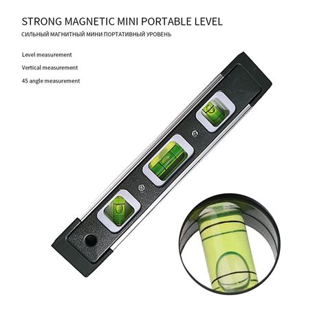 High Precision Level Measurement Strong Magnetic Portable Water Level ...