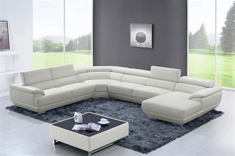 White Leather Couches Canada - The Capris Leather Sectional Sofa Canada ...