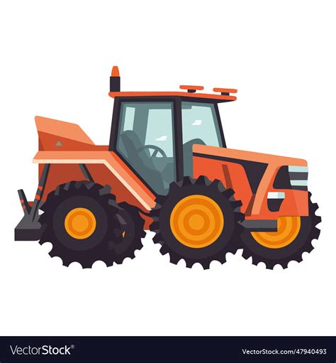 Combine harvester design Royalty Free Vector Image