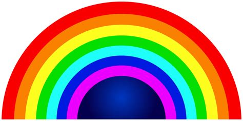 Rainbow half circle 1192271 PNG