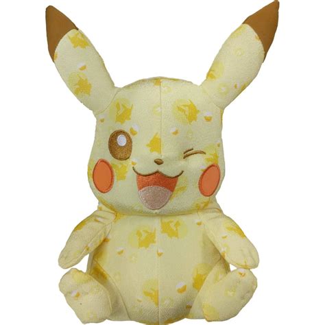 Pokemon Plush Pikachu 10" 20th Anniversary Pikachu Stuffed Animal- Custom Design | Officially ...