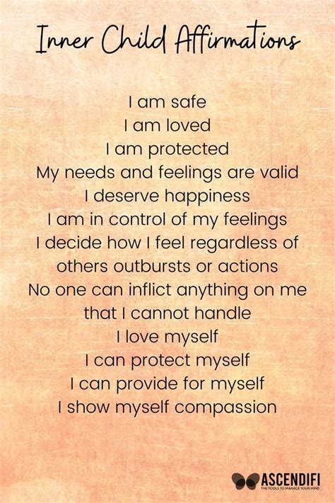 “Positive Affirmations for your Inner Child, Click to read 5 Ways to ...