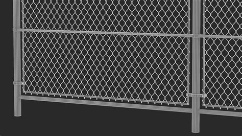 Chain Link Fence - 3D Model by frezzy