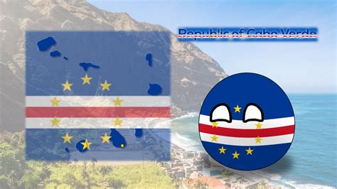 Republic of Cabo Verde || Flag Map and Countryball Speed Art - YouTube