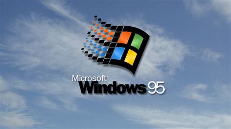 Windows 95 Wallpaper Logo