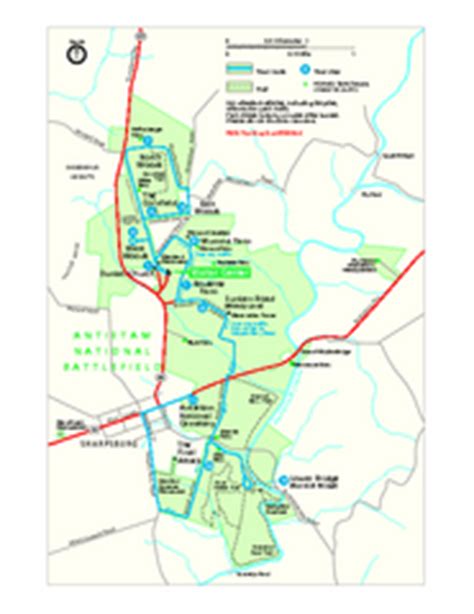 Antietam Battlefield Map - Sharpsburg MD • mappery