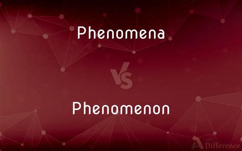 Phenomena vs. Phenomenon — What’s the Difference?