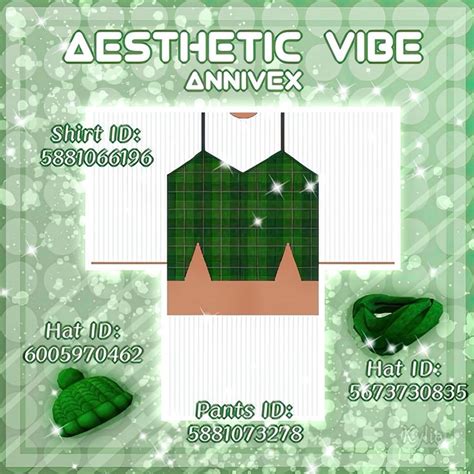 Four Casual Green Roblox outfits with matching accessories in 2021 ...