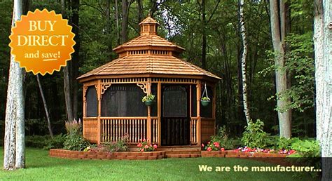 Screened Gazebo & Custom Designs | Amish Country Gazebos