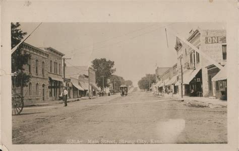 5531A Main Street Strong City, KS Postcard