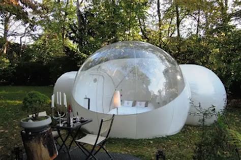 This futuristic "igloo" Airbnb comes with a hot tub and fire pit, and ...