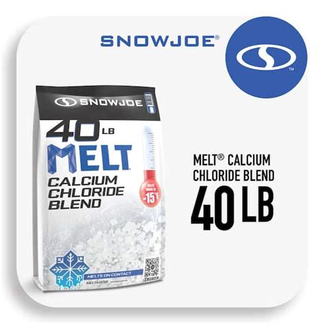 Snow Joe 40 lbs. Calcium Chloride Ice Melt Blend MELT40ESB - The Home Depot