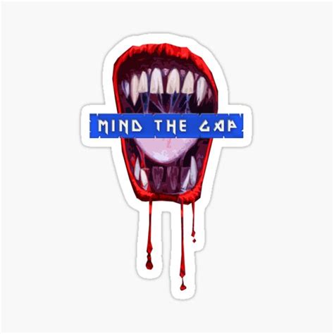 Mind The Gap Stickers | Redbubble