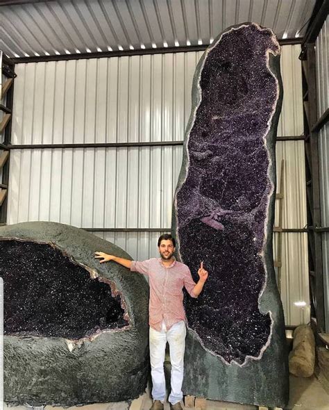 These Gigantic Amethyst Geodes Stand 22 Feet Tall : Mystical Raven