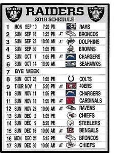 2022 Lv Raiders Schedule | Paul Smith