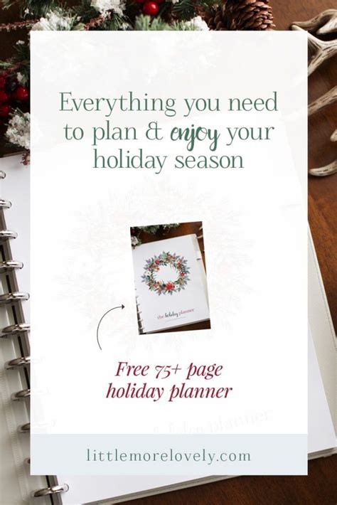 The Holiday Planner | Holiday planner, Holiday, Planner