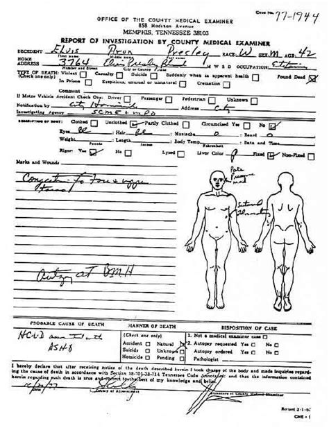 ElvisToday.com - Elvis Presley Autopsy Report (Scan)