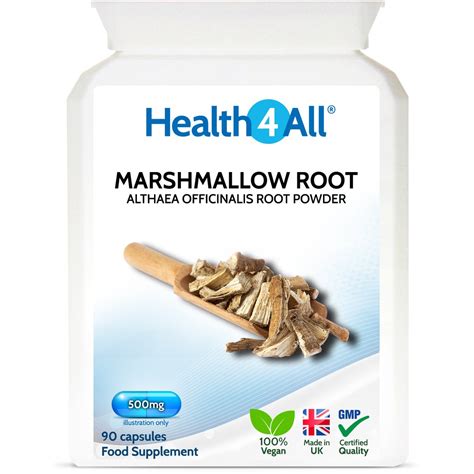 Marshmallow Root 500mg Capsules | Health4All