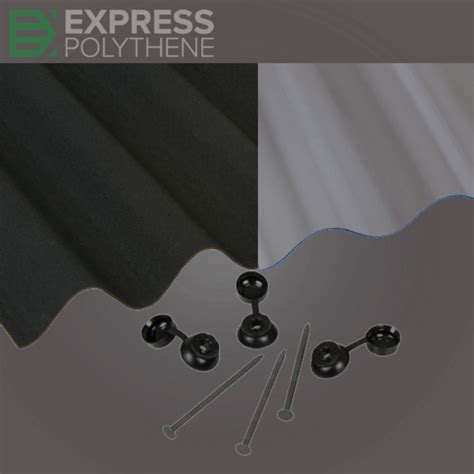 Coroline Black and Clear Bitumen Roofing - Express Polythene