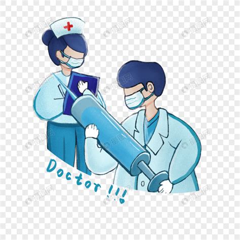 Blue Concise Healthcare Worker, Doctor, Worker, Hospitality Worker PNG Picture And Clipart Image ...