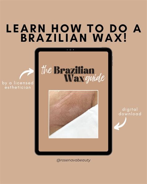 Brazilian Wax Guide - Etsy