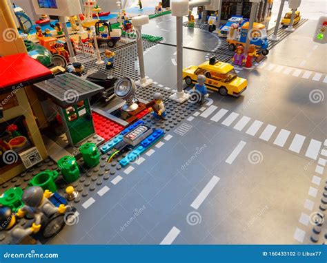 Building Blocks Toy City Traffic Road Stock Photo - Image of road ...