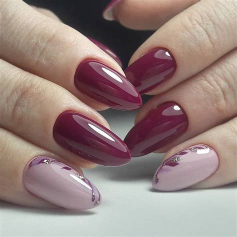 Burgundy Nails, Nail polish, Nail art | Burgundy Nails | Artificial ...