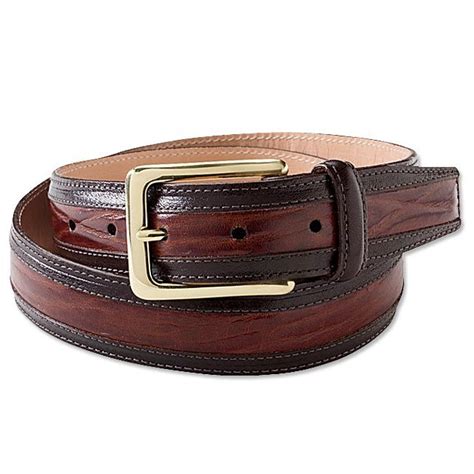 Orvis Leather Belt - Wood-Grain Leather Belt -- Orvis on Orvis.com ...