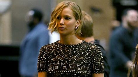 Jennifer Lawrence -- Backstage at iHeartRadio Festival During Coldplay Gig