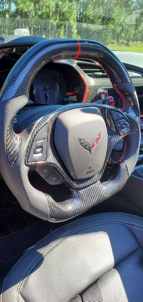 C8 Corvette Carbon fiber steering wheel. - C7 Performance