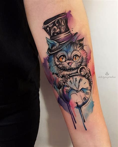 Tendance Tattoo : 220+ conceptions de tatouage de chat de Cheshire ...