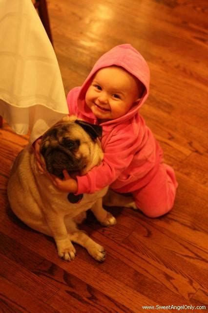 Funny Pictures-Baby and Dog ~ Sweet Angel