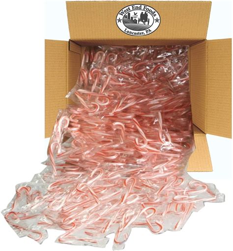 Bulk Red White Peppermint Candy Canes Mini (500 pcs) for Christmas Gifts - Walmart.com