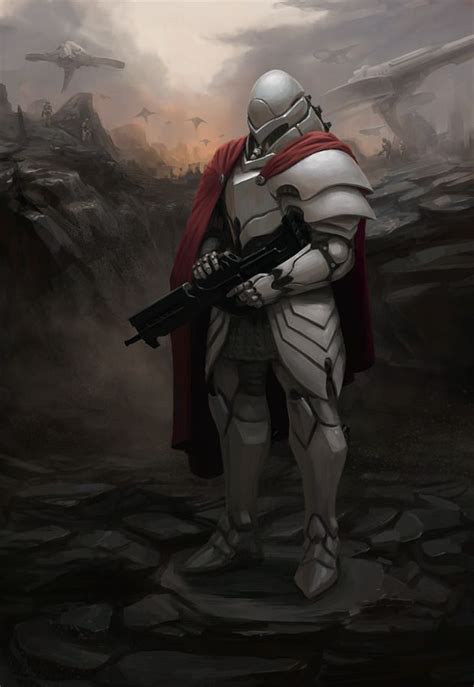 White Armor Guard by shimmy | Sci fi armor, Sci fi art, Armor concept