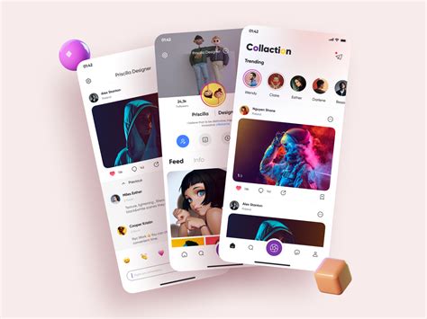 Social App Design by YueYue for Top Pick Studio on Dribbble