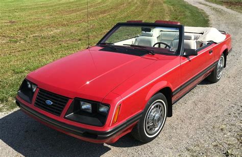 1983 Mustang Convertible GLX Foxbody 3.8L V-6 Low Miles 86,000 mi Survivor - Classic Ford ...