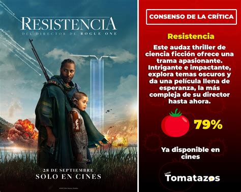 Resistencia: Director descarta secuelas de la película | Tomatazos