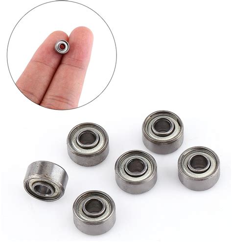 10Pcs 693ZZ Steel Miniature Ball Bearings 3mm x 8mm x 4mm Small Double ...